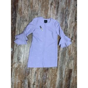 The Limited Full Zip Dress Purple Floral Size XS New With Tags